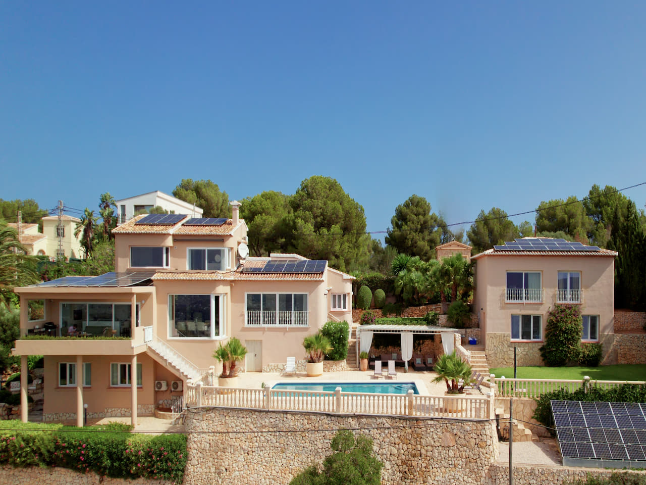 Blick auf die Bucht von Javea